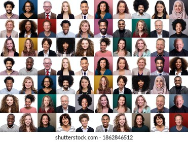 36 Beautiful happy people in front of a background - Powered by Shutterstock