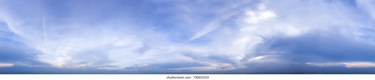 360 Seamless Blue Sky Panorama Spherical Stock Photo 730455319 ...