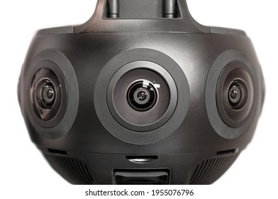 360 Shooting Cam VR System, CCTV High Tech. Virtual Reality Digital Camera, All Round View Security Technologies