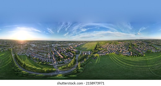 360 View Of Newbury Racecourse And Town Centre