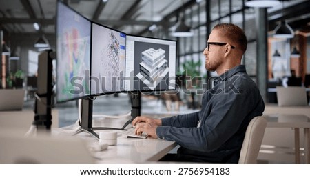3D BIM Software Displaying HVAC Systems For Sustainable Building Design And Smart Engineering Coordination