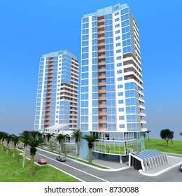 3d building