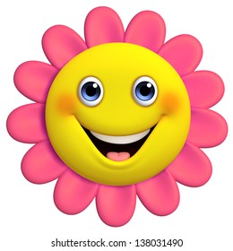 Smiley Face Flower Images, Stock Photos & Vectors | Shutterstock