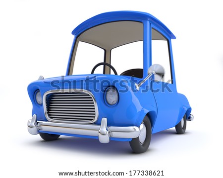 3d Cartoon style car