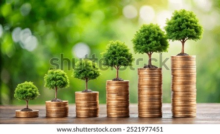 A 3D cartoon-style icon depicting a stack of money and gold coins, featuring dollar signs and bundles of cash.