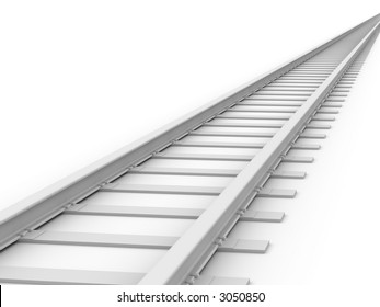 3D concept - Endless Train track