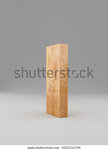 3d Decorative Wooden Alphabet Capital Letter Stock Photo Edit Now