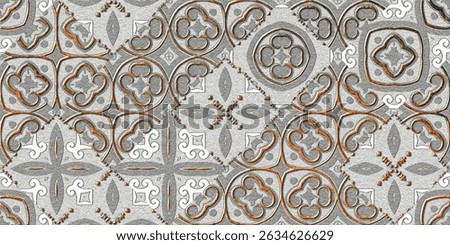 3D Digital Wall Tile Design, Geometric pattern, Abstract wall Décor. In Multi Colours. It can be used For Home Kitchen or Washroom Decoration.