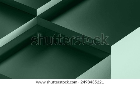 3d Emerald Green Texture Box