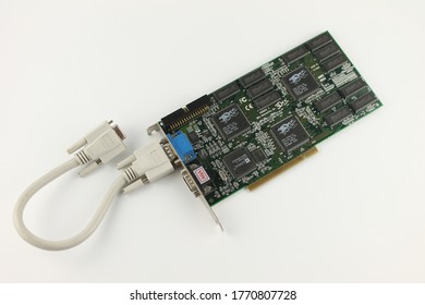 3D FX Voodoo 2 Accelerator Card, 12mb, Isolated On A White Background. Lancashire, UK, 06-07-2020