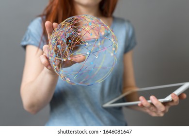 the 3d Global Network Of People
