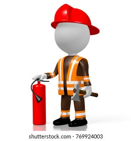 3d Fireman Images, Stock Photos & Vectors | Shutterstock