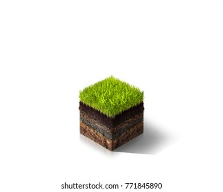 3D Isometric Grass