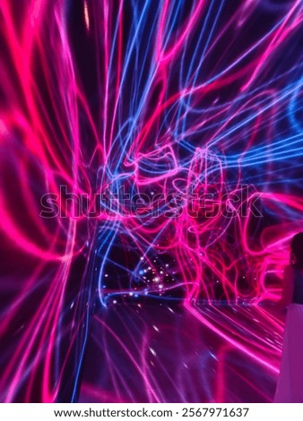 3D laser light beam effect 