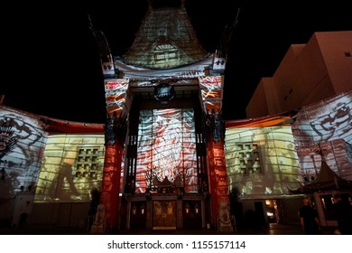 3d Mapping At The Estate Of Michael Jackson + Sony Music Present Michael Jackson Scream Halloween Takeover At TCL Chinese Theatre IMAX On October 24, 2017 In Los Angeles, CA