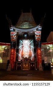 3d Mapping At The Estate Of Michael Jackson + Sony Music Present Michael Jackson Scream Halloween Takeover At TCL Chinese Theatre IMAX On October 24, 2017 In Los Angeles, CA