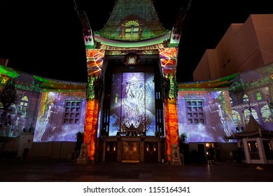 3d Mapping At The Estate Of Michael Jackson + Sony Music Present Michael Jackson Scream Halloween Takeover At TCL Chinese Theatre IMAX On October 24, 2017 In Los Angeles, CA