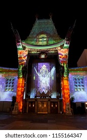 3d Mapping At The Estate Of Michael Jackson + Sony Music Present Michael Jackson Scream Halloween Takeover At TCL Chinese Theatre IMAX On October 24, 2017 In Los Angeles, CA