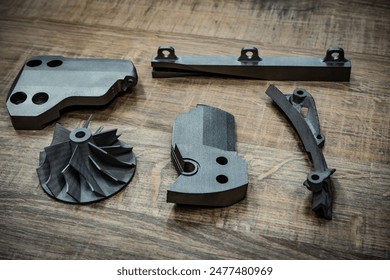 3D Metal Prototyping with Laser Sintering Machine, Revolutionizing Aerospace and Engineering Industries through Precision Additive Manufacturing, CAD Modeling, and Industrial 3D Printing Technology - Powered by Shutterstock