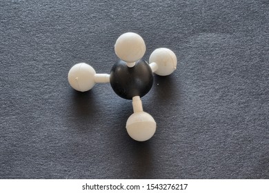 3D Molecular Model Of Methane