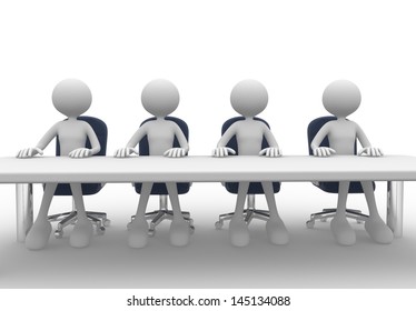 3d Man Meeting Images, Stock Photos & Vectors | Shutterstock