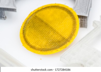 3D printed examples in different colors