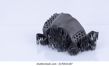 A 3d Printed Removable Partial Denture Metal Framework With Metal Support By Selective Laser Melting Technique Front View