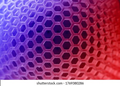 3D Printed Resin Hexagon Pattern