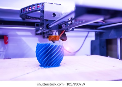 3D printer or additive manufacturing and robotic automation technology. 
