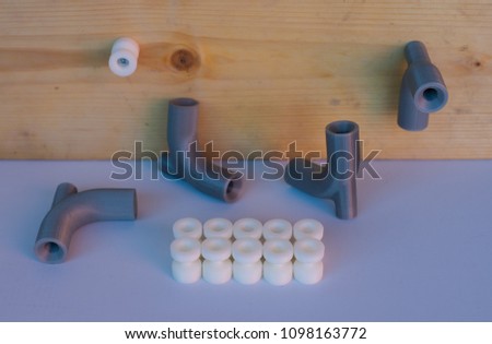 3D printer details, selfmade printed at home