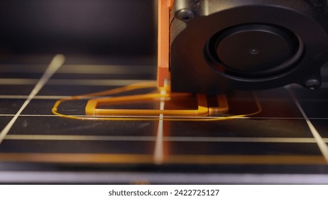 A 3D printer masterfully brings to life a spare part of your order. The process of printing a part on a 3D printer, close-up. This video is all about how technology turns your ideas into reality. - Powered by Shutterstock - Get 15% off with code: PIKWIZARD15
