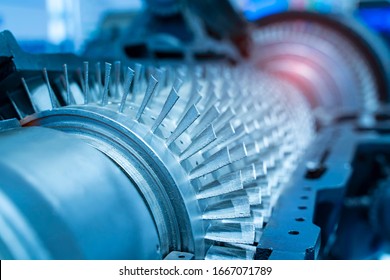 3d printer model of gas-turbine auxiliary power unit. - Shutterstock ID 1667071789