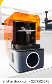 3d printer printed 3d jaw prosthesis. Digital dentistry