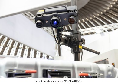 3D quality control and inspection scanning of vehicle part in the automotive industry - Powered by Shutterstock - Get 15% off with code: PIKWIZARD15