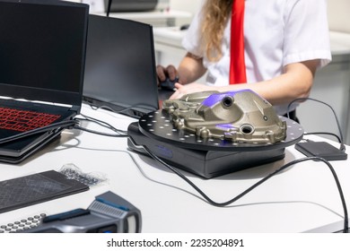 3D quality control and inspection scanning of vehicle part in the automotive industry - Powered by Shutterstock - Get 15% off with code: PIKWIZARD15