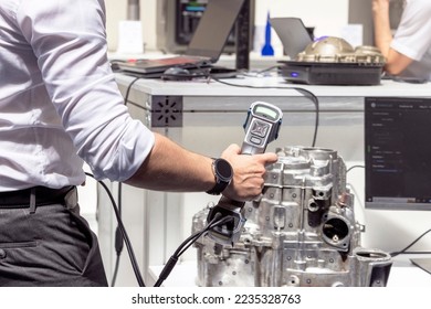 3D quality control and inspection scanning of vehicle part in the automotive industry - Powered by Shutterstock - Get 15% off with code: PIKWIZARD15