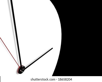 3d render of clock