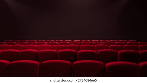 Renderizado 3D sala cine