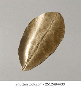 3d Render of a Gold Leaf - Powered by Shutterstock