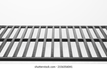 3d Render Of Isolated Barbecue Bbq Grill Or Grilling Rack.