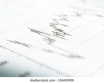 3d Render Stock Market Graph With Going Up Arrow