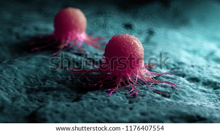 3d rendered medically accurate illustration of a cancer cell
