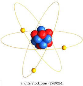 Atom Nuclear Model Color Stock Vector (Royalty Free) 1679736637 ...