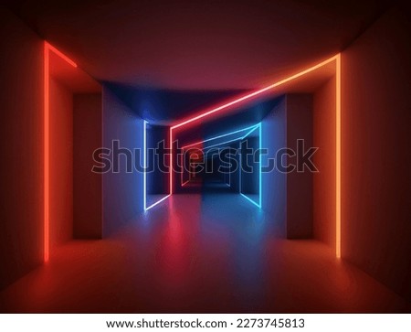 3d rendering, glowing lines, neon lights, abstract psychedelic background, ultraviolet, vibrant colors High quality photo