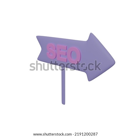 3d rendering of seo direction so as not to be misguided and lose