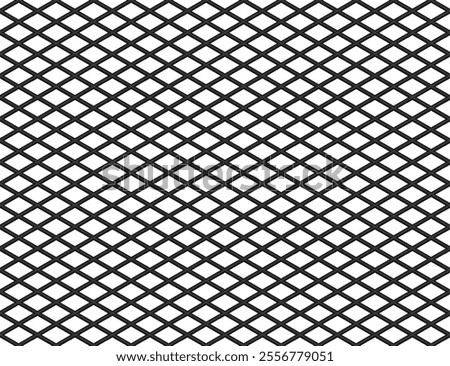 3D rhombus grid pattern for design