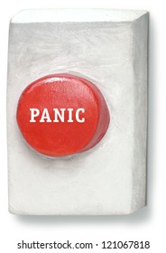 3D Sculpture of Panic Button