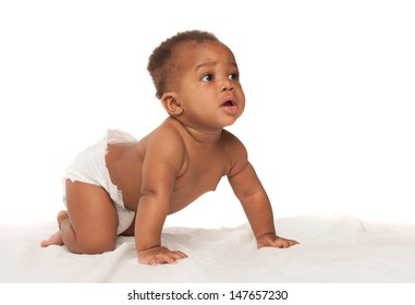 3 month old crawling