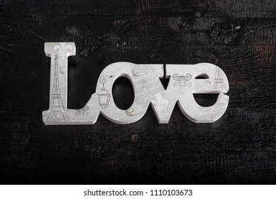 4 Letters Word Love Shapes Concepts Stock Photo 1110103673 | Shutterstock