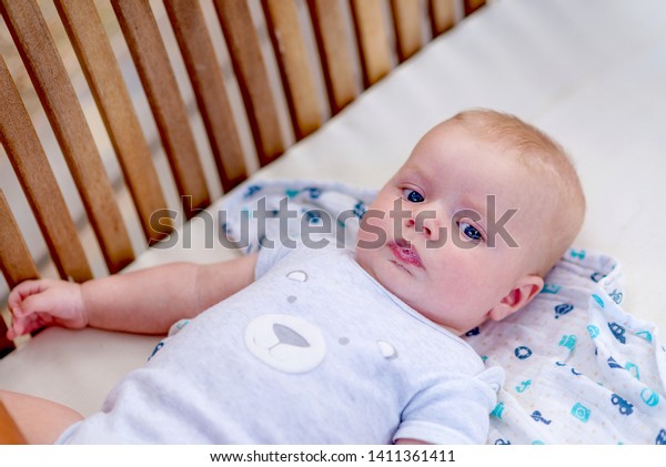 4 Month Old Blond Baby Cute Stock Photo Edit Now